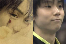冰上貴公子《羽生結弦仿妝》公開 招牌瞇瞇眼也完全再現 冰上貴公子《羽生結弦仿妝》公開 招牌瞇瞇眼也完全再現