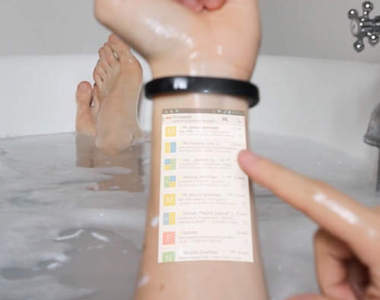 《Cicret Bracelet 智慧手環》讓手臂隨時隨地變身為觸控螢幕 《Cicret Bracelet 智慧手環》讓手臂隨時隨地變身為觸控螢幕