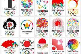 《民間版東京奧運LOGO》大家一起評評理 其中哪一個最好看? 《民間版東京奧運LOGO》大家一起評評理 其中哪一個最好看?
