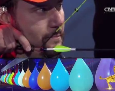 挑戰世界記錄《一箭射穿38水球》最後到底有沒有射中靶心? 挑戰世界記錄《一箭射穿38水球》最後到底有沒有射中靶心?