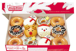 日本Krispy Kreme《聖誕節限定甜甜圈》雪人造型超可愛的 ❤ 日本Krispy Kreme《聖誕節限定甜甜圈》雪人造型超可愛的 ❤