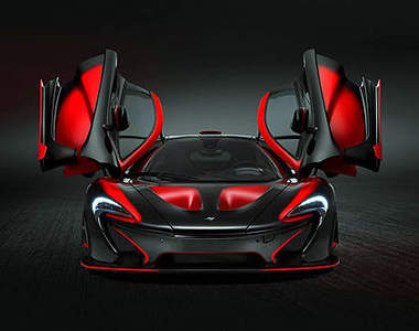 MSO再改《McLaren P1》這回來個經典紅黑配 MSO再改《McLaren P1》這回來個經典紅黑配