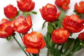 可以吃的玫瑰花《草莓玫瑰花》不能再說送花很浪費囉www 可以吃的玫瑰花《草莓玫瑰花》不能再說送花很浪費囉www