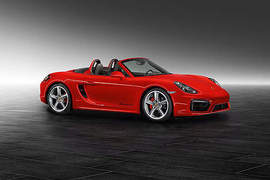 特製《Porsche Boxster S》紅通通新衣超喜氣 特製《Porsche Boxster S》紅通通新衣超喜氣