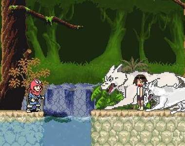 《8bit風格魔法公主》懷舊點陣圖再度帶來吉卜力經典作品~ 《8bit風格魔法公主》懷舊點陣圖再度帶來吉卜力經典作品~