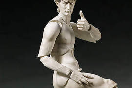 《大衛像figma》令人在意的「那個部位」到底能不能動呢www(掩面) 《大衛像figma》令人在意的「那個部位」到底能不能動呢www(掩面)