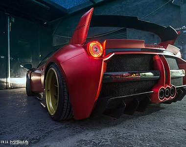 Misha Design改造《Ferrari 458 Italia》這樣的屁屁誰受得了? Misha Design改造《Ferrari 458 Italia》這樣的屁屁誰受得了?