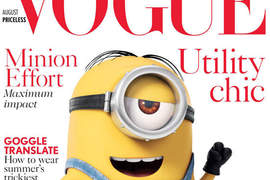 不是開玩笑《小小兵》登上本期英國Vogue雜誌封面 不是開玩笑《小小兵》登上本期英國Vogue雜誌封面