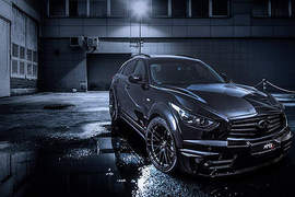 AHG-Sports再改《Infiniti QX70》寬車體勁裝上身 AHG-Sports再改《Infiniti QX70》寬車體勁裝上身