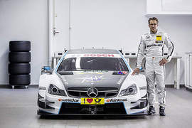 新秀出征《M-Benz C63 DTM》穿上MV Agusta塗裝 新秀出征《M-Benz C63 DTM》穿上MV Agusta塗裝