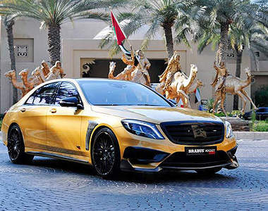 Brabus改造《Mercedes-Benz S65 AMG》金光閃閃好杜拜 Brabus改造《Mercedes-Benz S65 AMG》金光閃閃好杜拜