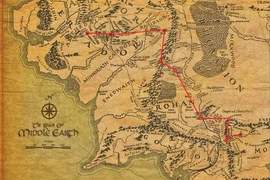 科學解密《魔戒主角佛羅多到底走了多遠》中古世界地圖vs.谷哥地圖 科學解密《魔戒主角佛羅多到底走了多遠》中古世界地圖vs.谷哥地圖