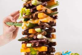 《食物疊疊樂》媽媽說不要玩食物 但卻有格外豪華的感覺 《食物疊疊樂》媽媽說不要玩食物 但卻有格外豪華的感覺