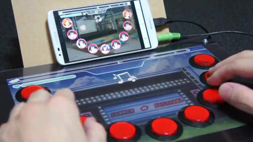 手做《LoveLive手遊搖桿》求量產啊～有了這個應該會比較好按吧？