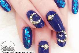 秋冬流行指彩《星月指甲彩繪》這是要響應中秋節嗎? 秋冬流行指彩《星月指甲彩繪》這是要響應中秋節嗎?