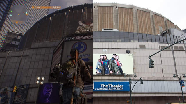 《全境封鎖》遊戲vs真實場景　不出門就能逛遍紐約曼哈頓