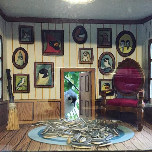 插畫家鳥奴《為小鳥搭建小屋》歡迎光臨迷你小屋~ 插畫家鳥奴《為小鳥搭建小屋》歡迎光臨迷你小屋~