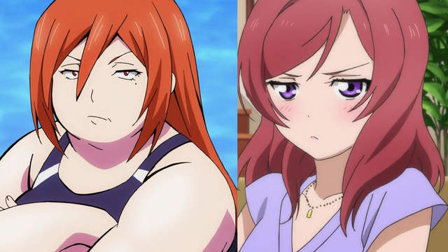 網友謠傳《有病動畫競女出現西木野真姬》越說越覺得長得很像了……