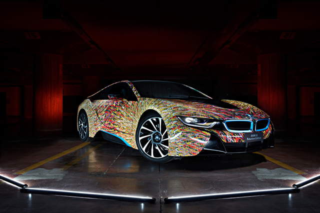 名畫上身《BMW i8 Futurism Edition》義式新衣好藝術