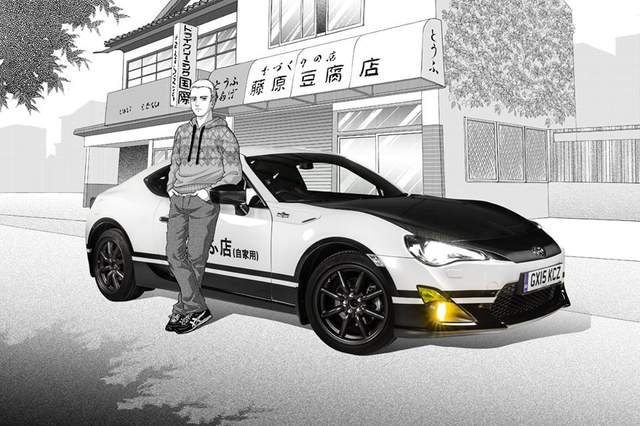 頭文字D概念《Toyota GT86 Initial D》英國上路送豆腐？