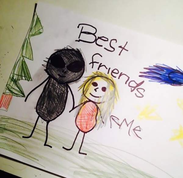 雞皮疙瘩掉滿地《小孩的詭異畫作》他們身邊可能真的有你看不見的朋友......