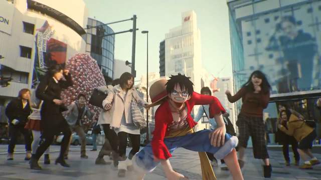 新廣告超帶感《海賊王 燃燒之血》魯夫澀谷街頭激戰 新廣告超帶感《海賊王 燃燒之血》魯夫澀谷街頭激戰