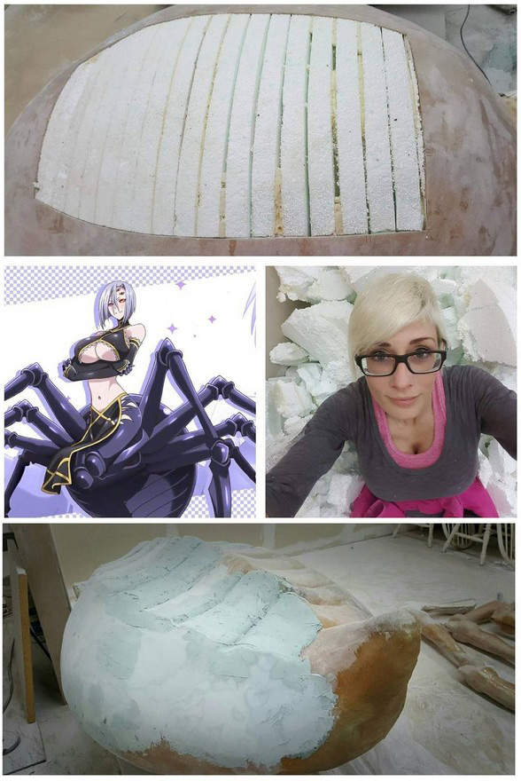 《真實版拉克大姊》國外coser爆乳性感詮釋蜘蛛魔物娘 - 圖片4