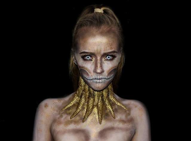 《16歲的特效化妝師》年紀輕輕的她最愛把自己變成怪物