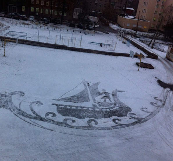 俄國《校園雪地畫》這一切到底出自哪位大師之手? 俄國《校園雪地畫》這一切到底出自哪位大師之手?