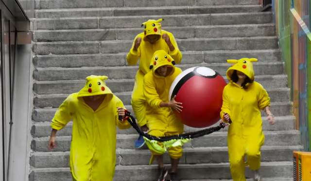 歡樂惡作劇《Pokemon Go的復仇》人類吃我寶貝球啦（丟）