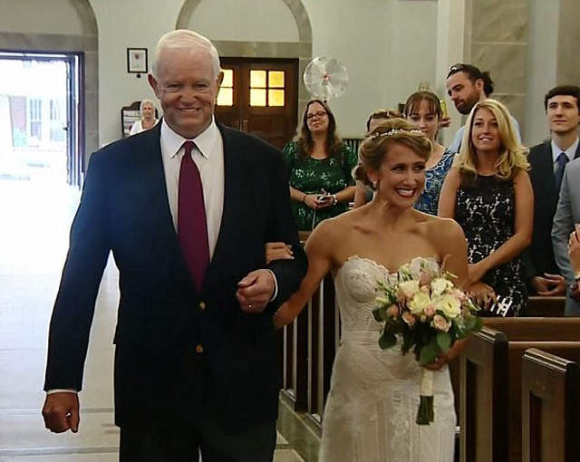 感人~牽著《移植了父親心臟的人》走進禮堂的新娘 感人~牽著《移植了父親心臟的人》走進禮堂的新娘