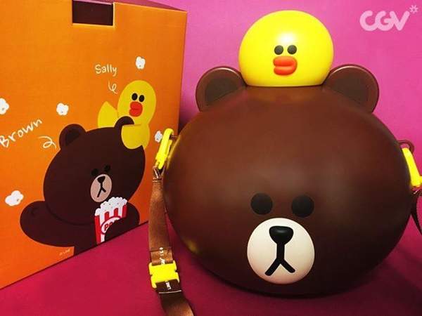 期間限定《熊大爆米花桶》韓國CGV電影院又來搶錢啦～