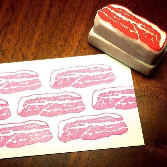 《肉的橡皮擦雕刻印章》對肉一定有莫大的愛才能這麼逼真啊 《肉的橡皮擦雕刻印章》對肉一定有莫大的愛才能這麼逼真啊