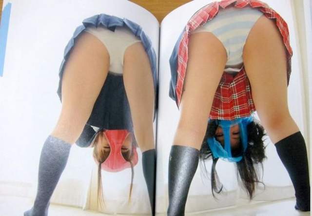 《原味胖次遮陽帽》日本妹教你如何合法的把內褲戴頭上♡