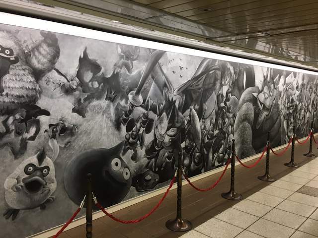 《勇者鬥惡龍英雄集結II》巨幅壯觀黑板畫被擦掉了啊啊啊啊Q口Q