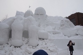 《2016札幌雪祭》雪雕的完成度真是逐年提升啊~ 《2016札幌雪祭》雪雕的完成度真是逐年提升啊~