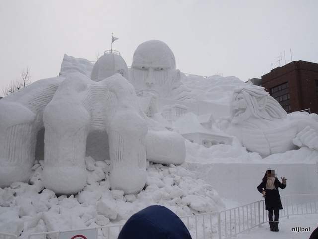 《2016札幌雪祭》雪雕的完成度真是逐年提升啊~ 《2016札幌雪祭》雪雕的完成度真是逐年提升啊~