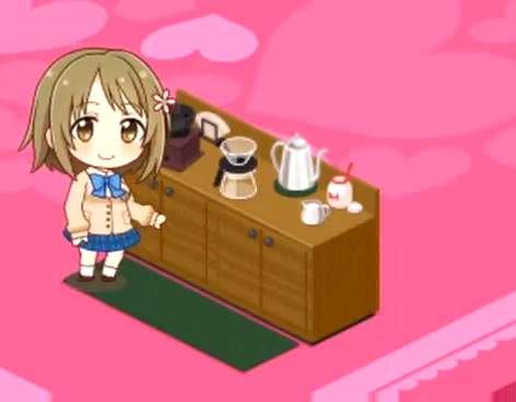 玩家的課金成果《灰姑娘女孩泡咖啡》各種細節樣樣到位～