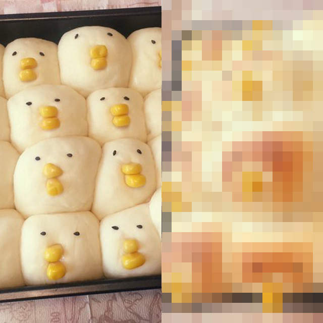 《失敗的分享麵包》好像什麼恐怖漫畫的畫面啊.... 《失敗的分享麵包》好像什麼恐怖漫畫的畫面啊....