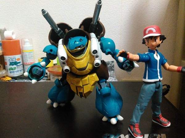 鋼普拉重現《水箭龜》萬代快跟任天堂合作啊... 鋼普拉重現《水箭龜》萬代快跟任天堂合作啊...