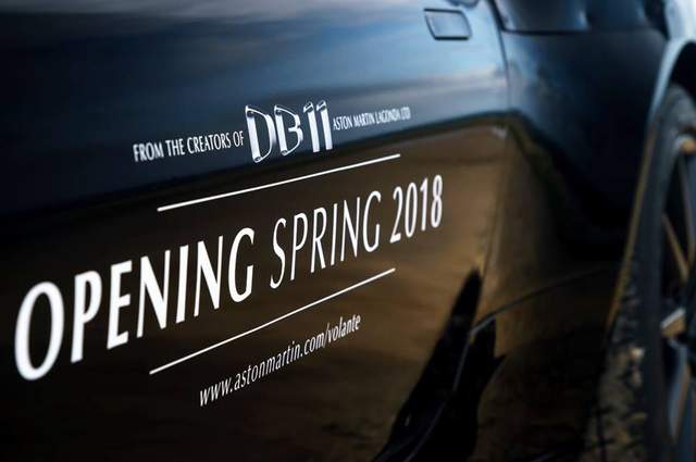 上空原型《Aston Martin DB11 Volante》預告2018年春天現身 上空原型《Aston Martin DB11 Volante》預告2018年春天現身
