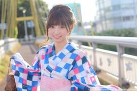 白裡透紅蘋果肌《会津夏希》仙氣十足的浴衣美人♥ 白裡透紅蘋果肌《会津夏希》仙氣十足的浴衣美人♥