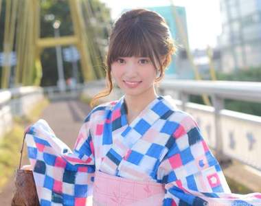 白裡透紅蘋果肌《会津夏希》仙氣十足的浴衣美人♥ 白裡透紅蘋果肌《会津夏希》仙氣十足的浴衣美人♥