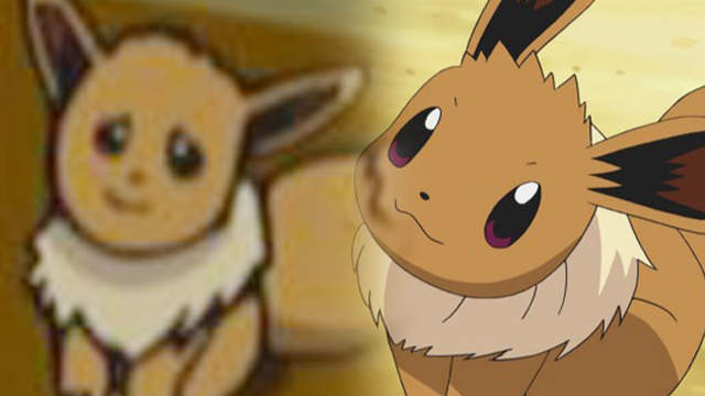 寶可夢作畫崩壞《這不是我認識的伊布》背景隨便畫沒人會發現吧……