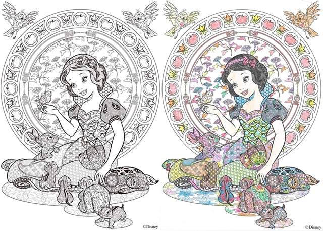 《Tangle圖騰迪士尼著色本》可以盡情發揮創意的紓壓著色法