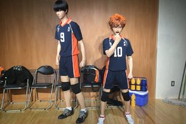 日本環球影城《排球少年》日向與影山等身大模型展出 日本環球影城《排球少年》日向與影山等身大模型展出