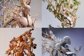 3D列印藝術《與人體共生的樹木》表現地球四季交替周而復始的生命之美 3D列印藝術《與人體共生的樹木》表現地球四季交替周而復始的生命之美