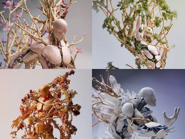 3D列印藝術《與人體共生的樹木》表現地球四季交替周而復始的生命之美 3D列印藝術《與人體共生的樹木》表現地球四季交替周而復始的生命之美