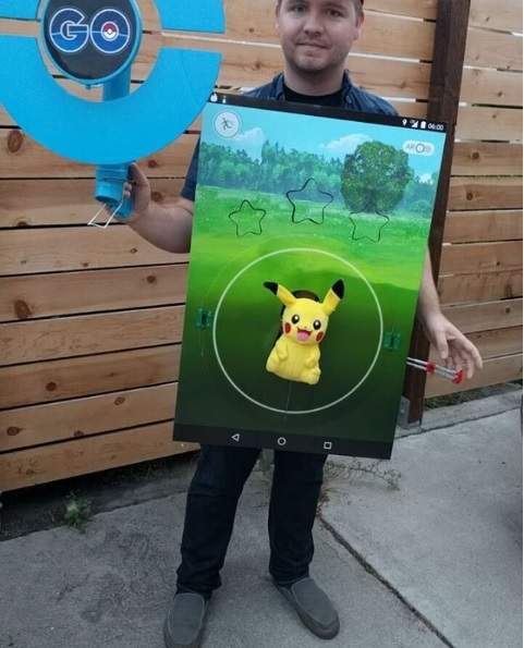 超有創意《Pokemon GO扮裝》而且還真的可以玩ww 超有創意《Pokemon GO扮裝》而且還真的可以玩ww