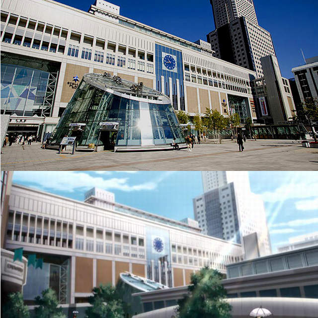 《札幌車站拍起來就像動畫背景》推主不小心進入二次元了嗎? 《札幌車站拍起來就像動畫背景》推主不小心進入二次元了嗎?